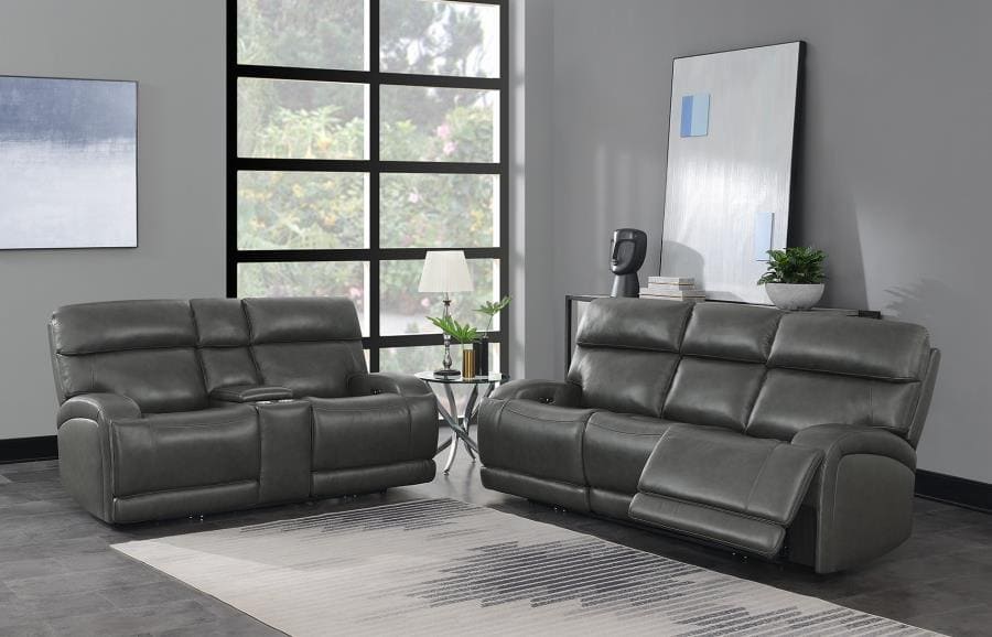 POWERS LIVING ROOM RECLINERS SOFA AND LOVESEAT - FIVE STAR FURNITURE LIQUIDATION