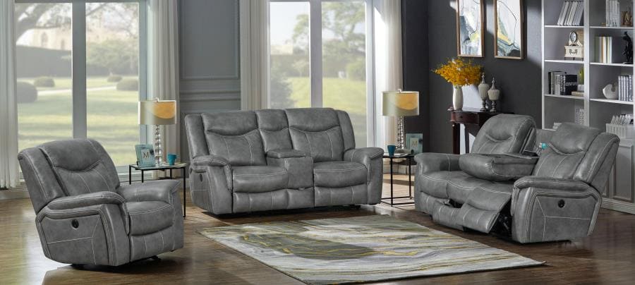 POWERS LIVING ROOM RECLINERS SOFA AND LOVESEAT - FIVE STAR FURNITURE LIQUIDATION