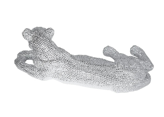 Leopardo Plateado Echado
