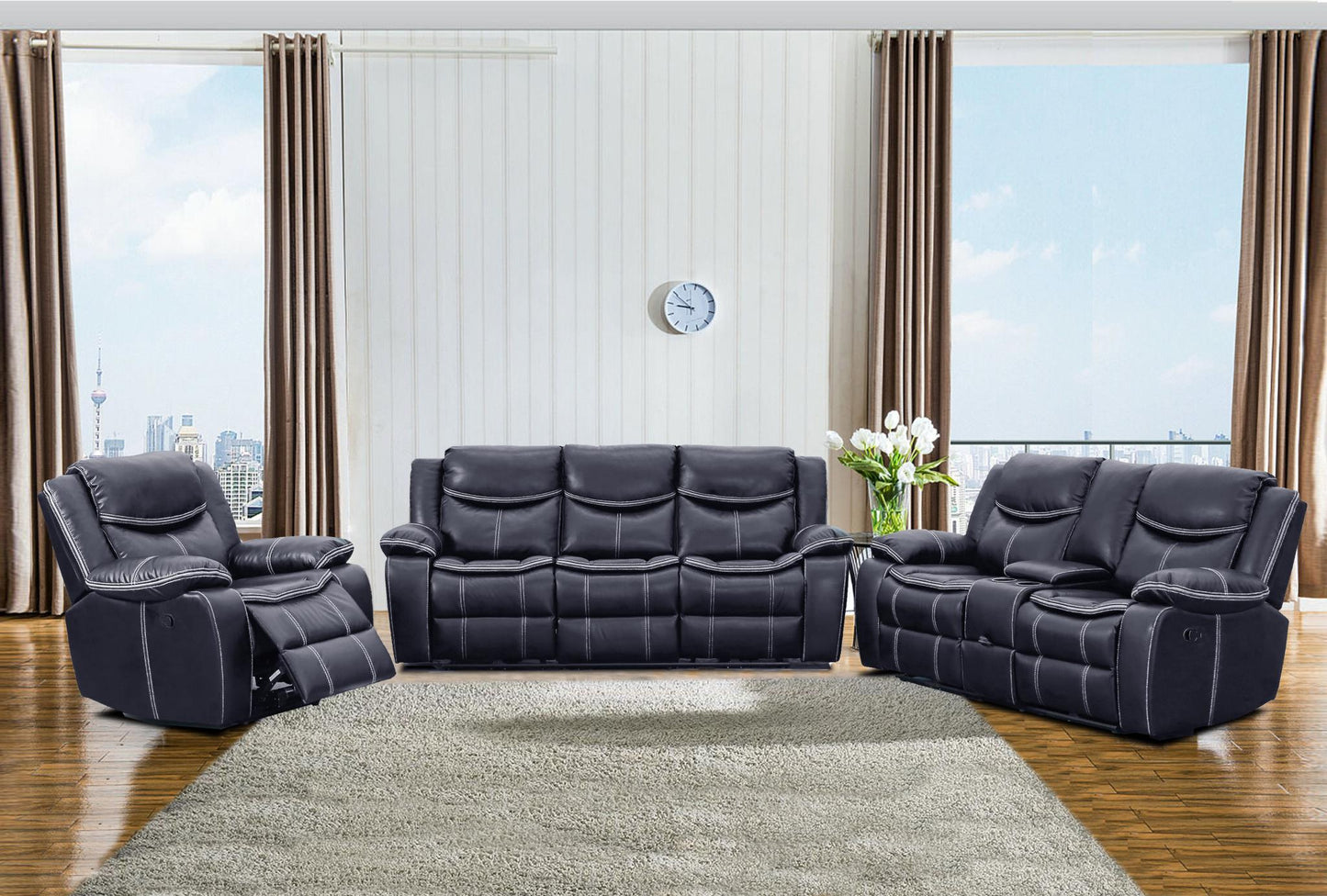 Living room set recliner