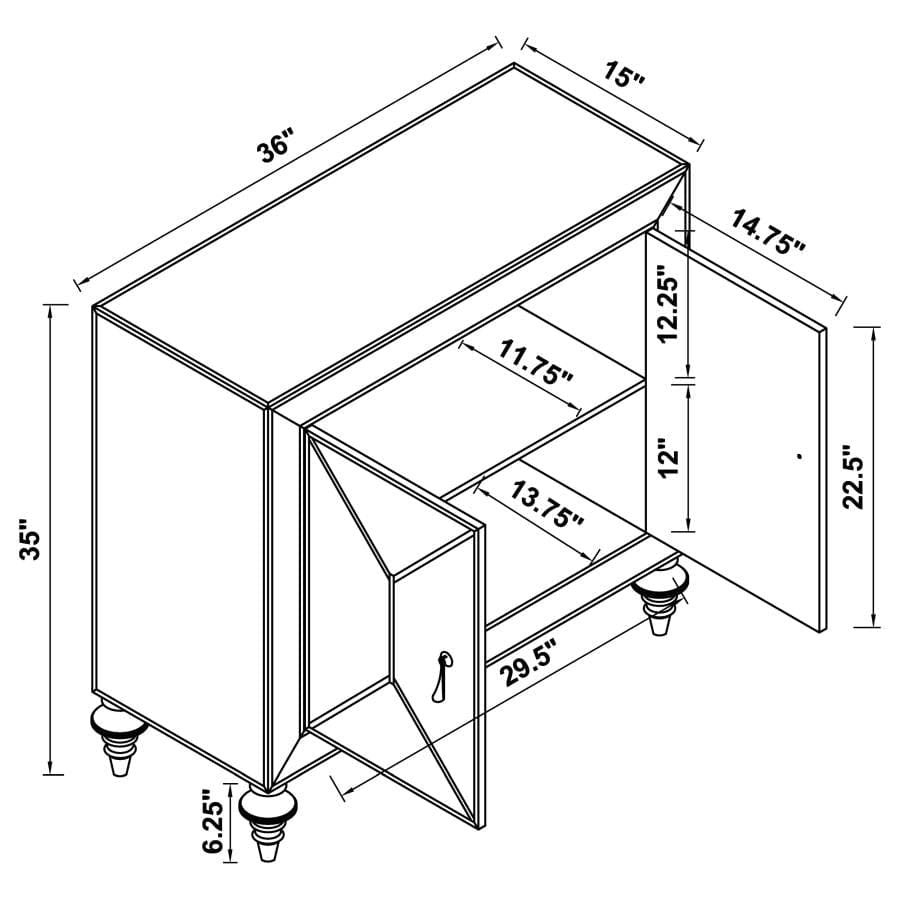 Mueble auxiliar decorativo
