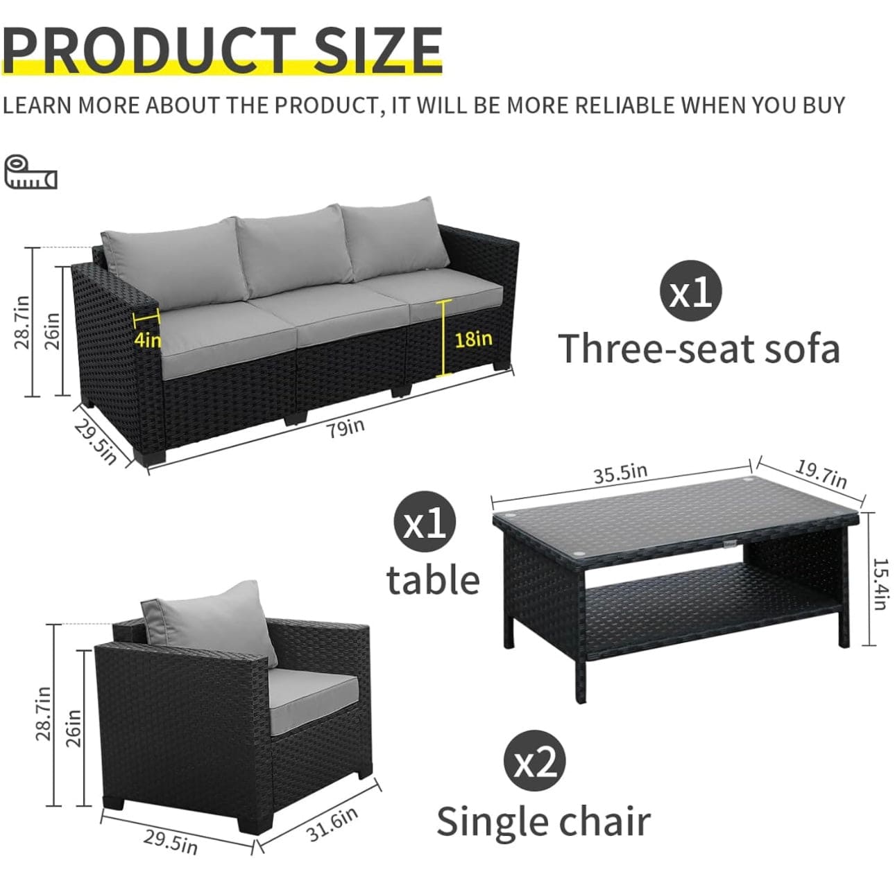 Patio furniture