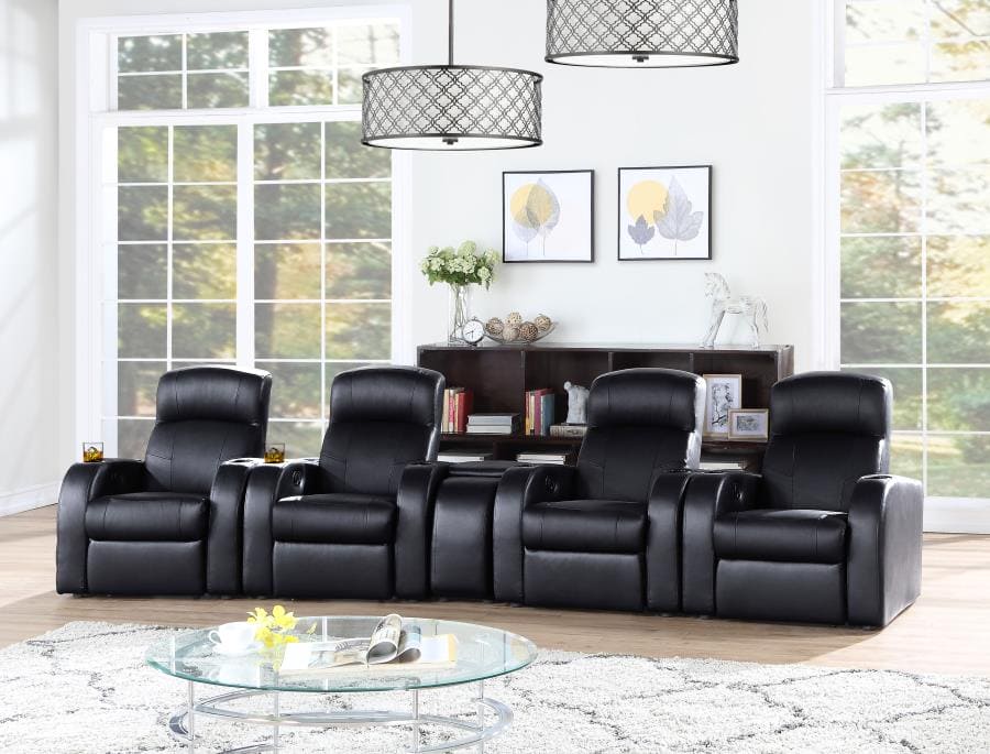 5 PC 4-SEATER HOME THEATER - FIVE STAR FURNITURE LIQUIDATION