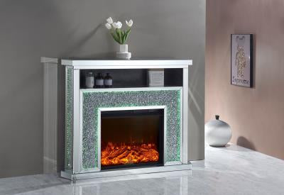 TV STAND W FIREPLACE