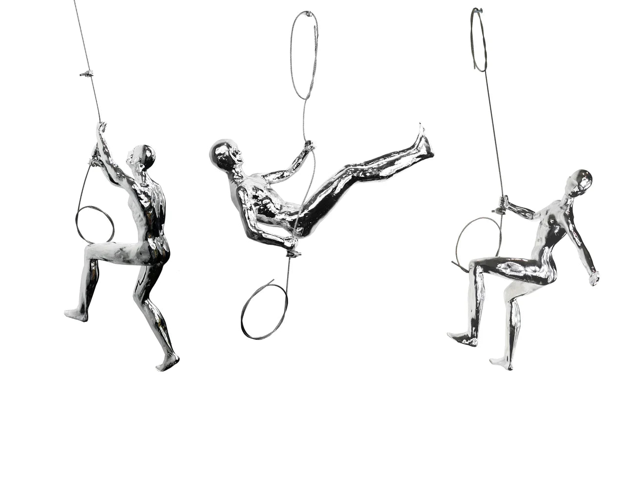 Escultura de 3 alpinistas