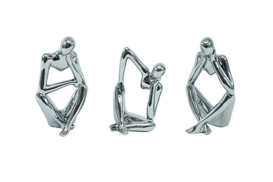 3pc Figurine Sculptures