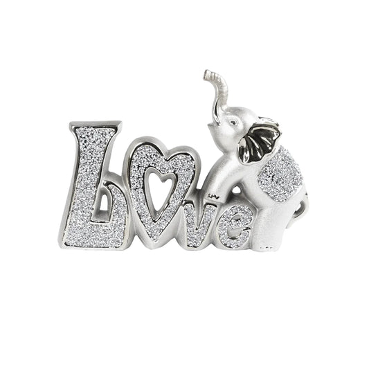 Elephant w/ LOVE Sign
