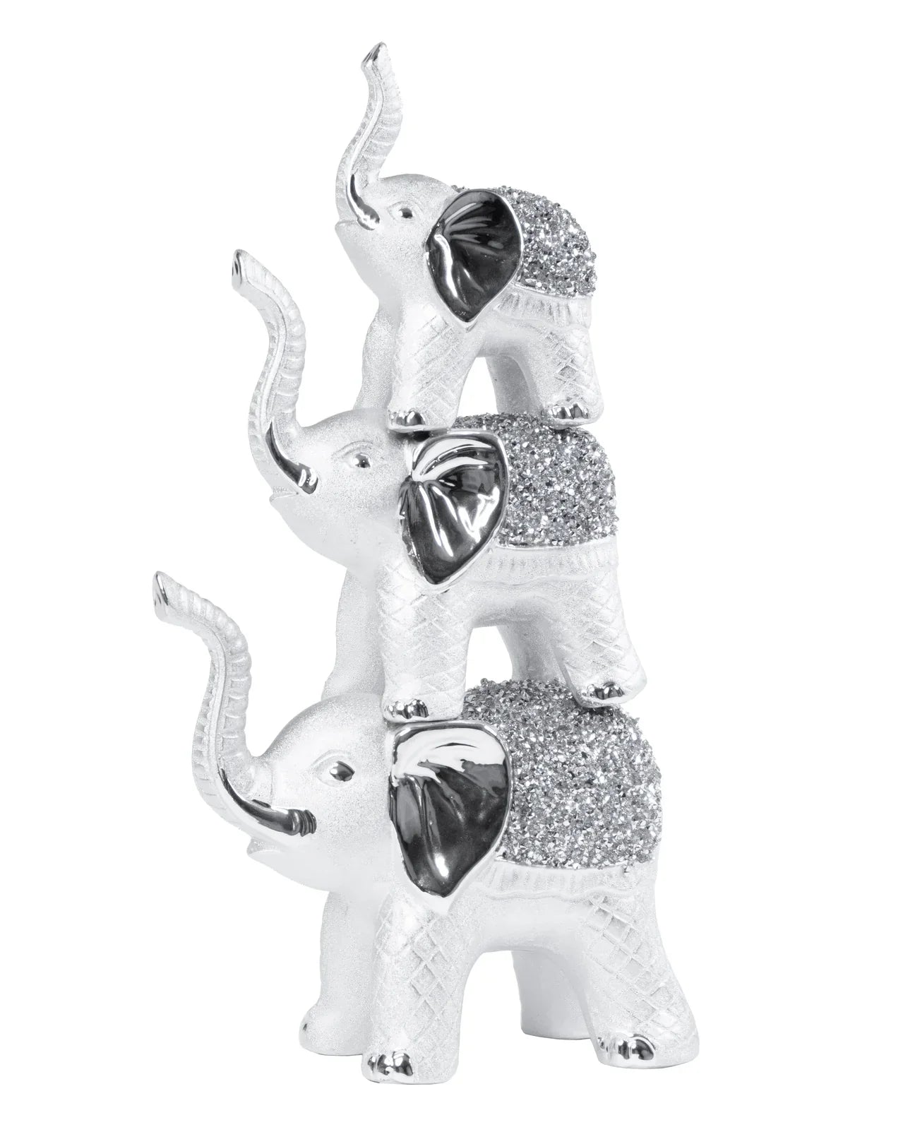 Elefantes apilados de diamantes