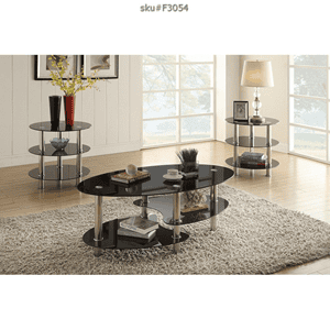 MESA DE CENTRO CON 3 PIEZAS