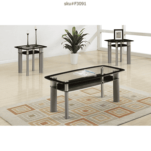 MESA DE CENTRO CONJUNTO DE 3 PIEZAS