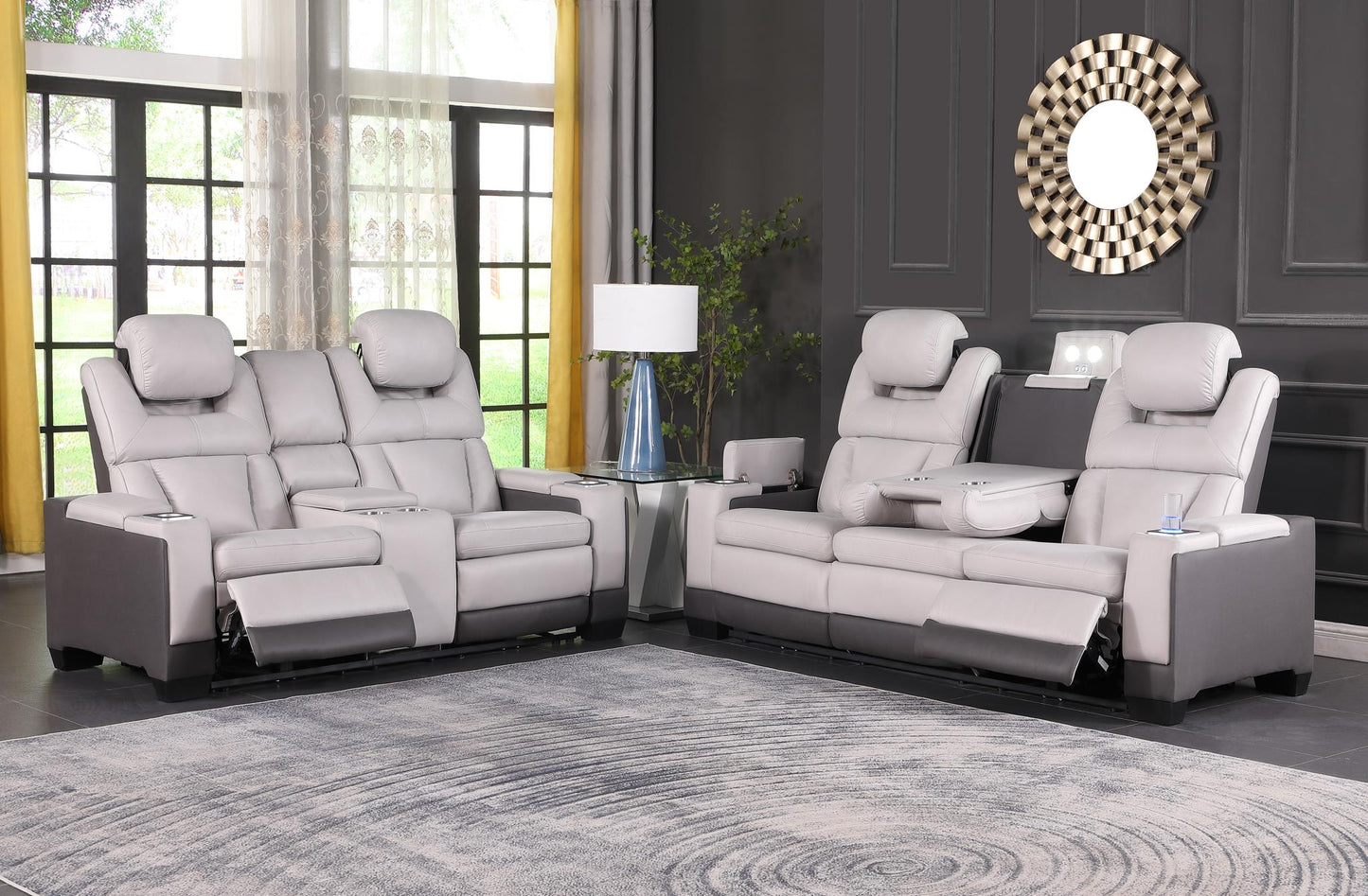 Living room set recliner