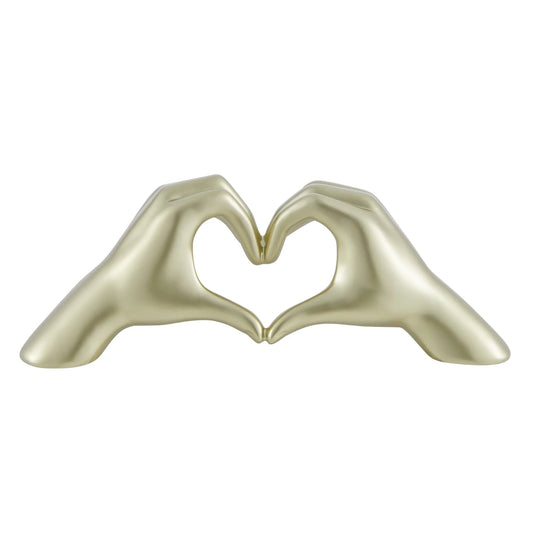 HEART HANDS CHAMPAGNE GOLD