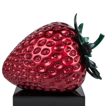 ESCULTURA DE FRESA MADURA // ROJO MEDIO