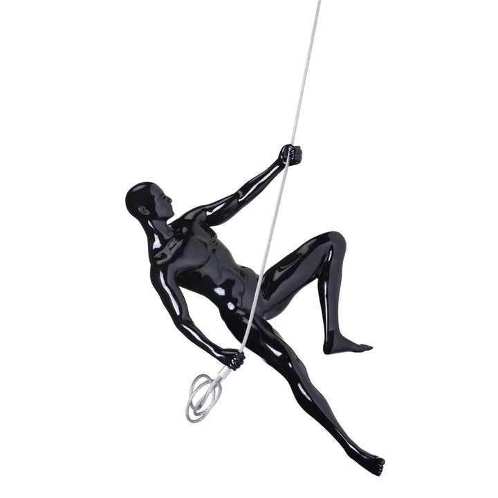 Negro brillante de escalada