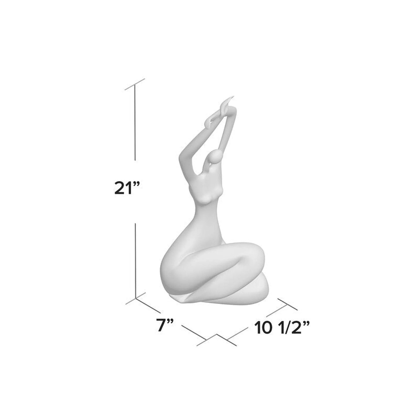 ESCULTURA ELIZABETH // CROMADA GRANDE
