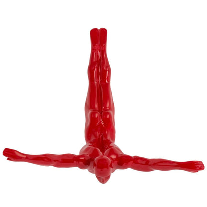 ESCULTURA DECORATIVA DE PARED BUZO //11" ROJO