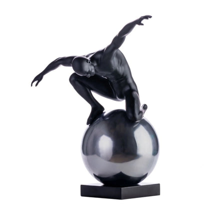 ESTRUCTURA DE EQUILIBRIO // NEGRO MATE Y SEMICROMADO