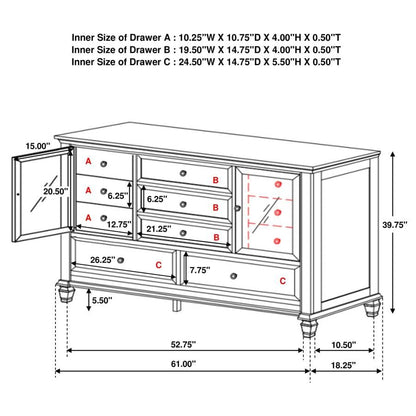 Dresser-mirror-chest