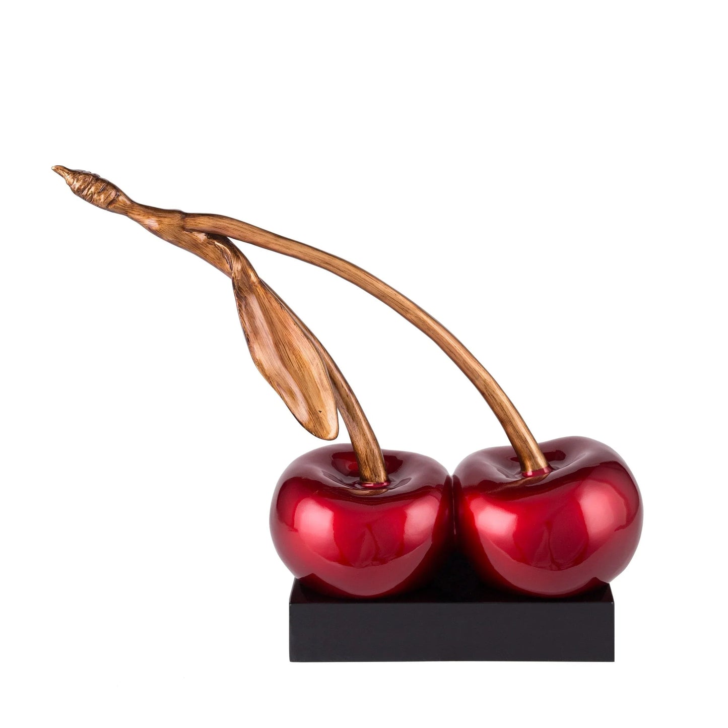 ESCULTURA CEREZA DOBLE MADURA // ROJO MEDIANO