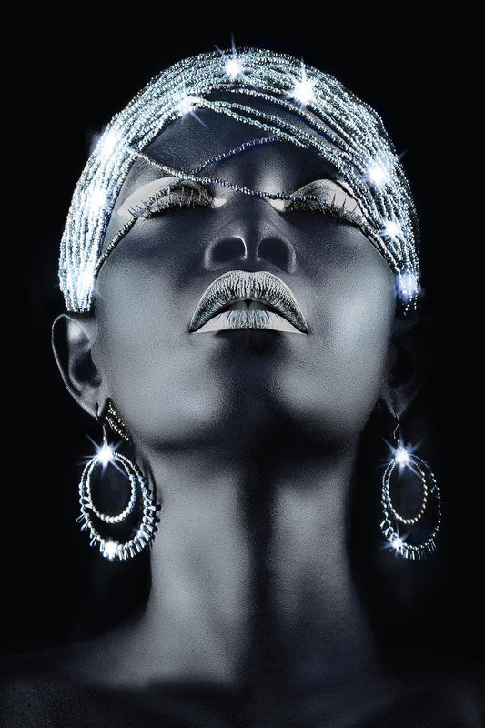Women Pose w/ Crystals