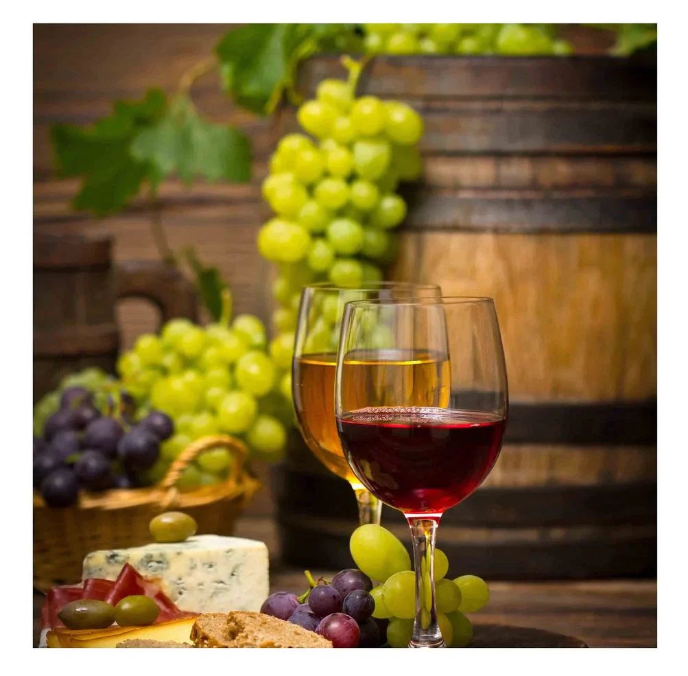 Decoración de pared de copas de vino para cocina