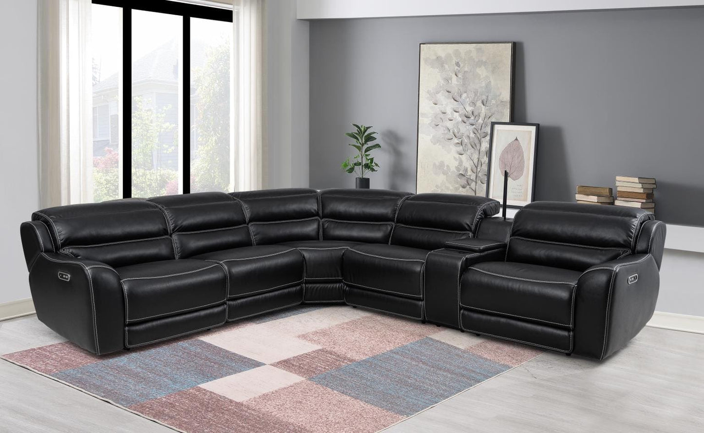 Sofá reclinable seccional