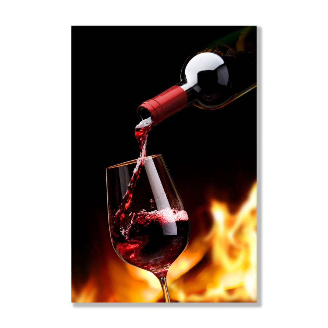 Arte en copas de vino