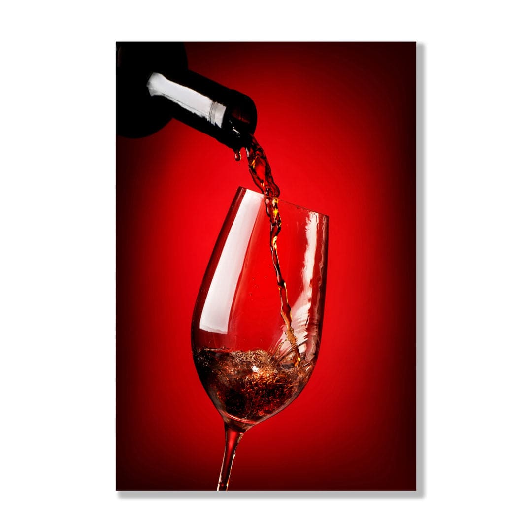 Arte en copas de vino