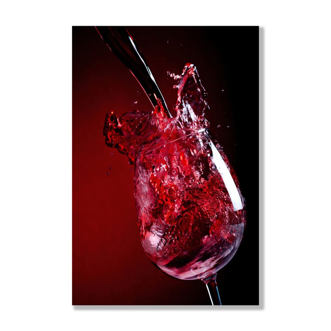 Arte en copas de vino