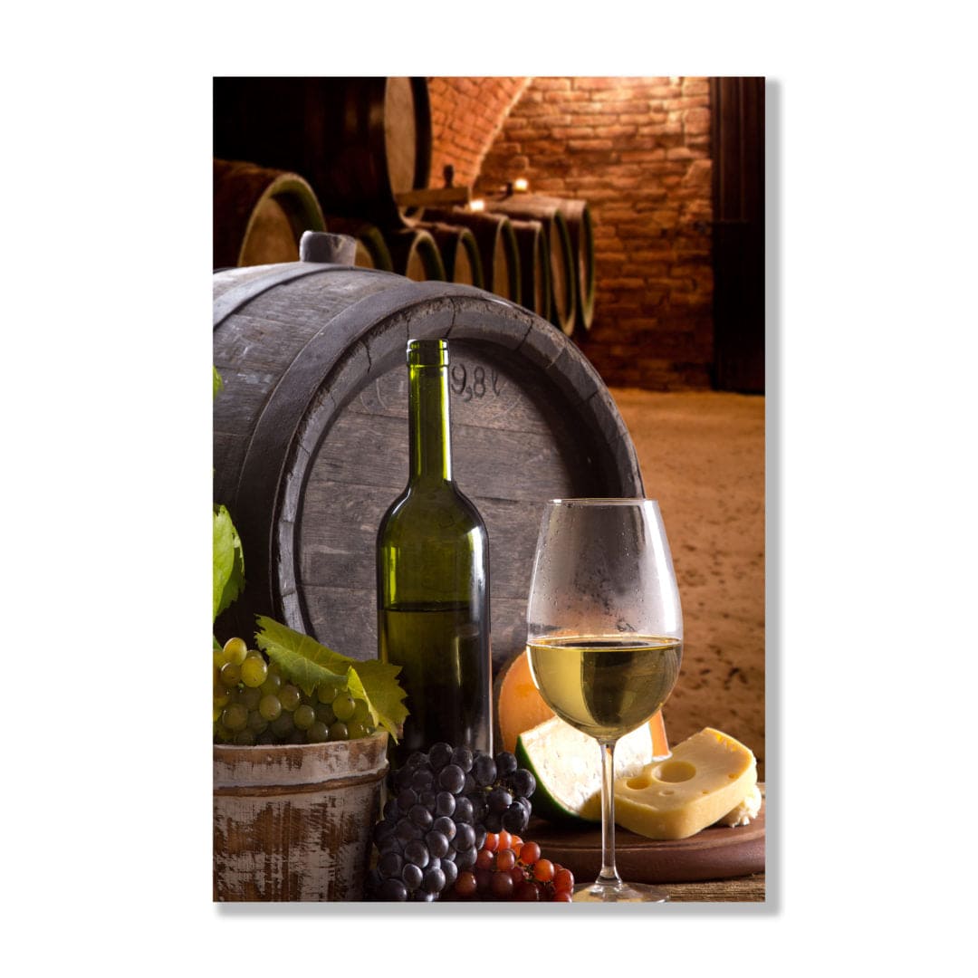 Arte en copas de vino
