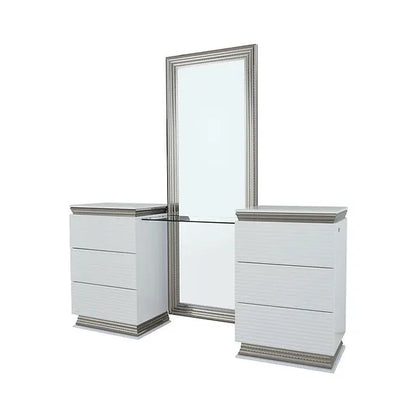 JUEGO DE DORMITORIO CON TOCADOR O CÓMODA