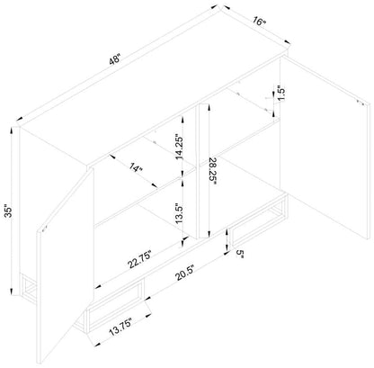 Mueble auxiliar decorativo