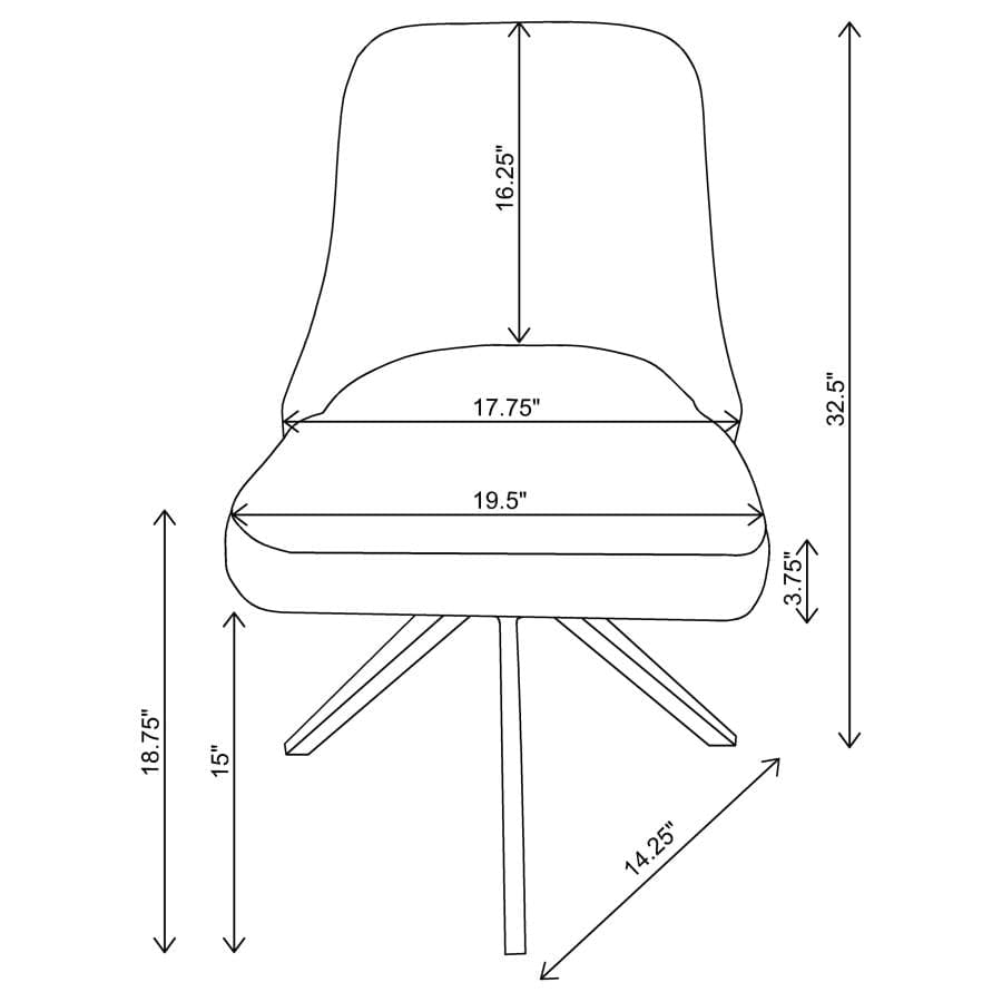 Juego de comedor de 7 piezas