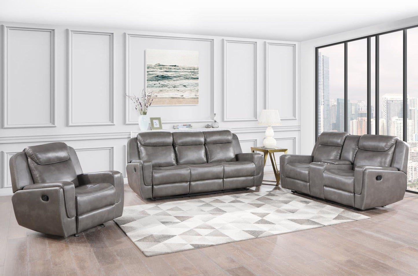 LIVING ROOM SET RECLINER