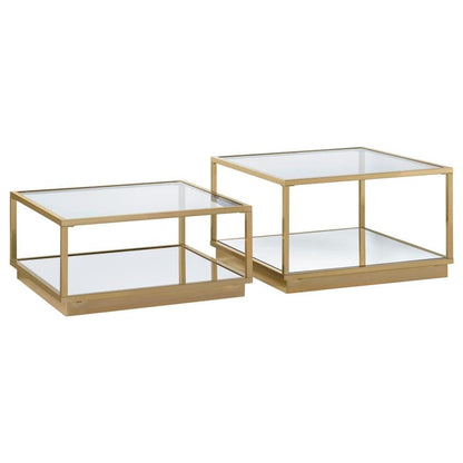 MESA DE CENTRO CONJUNTO DE 2 PIEZAS