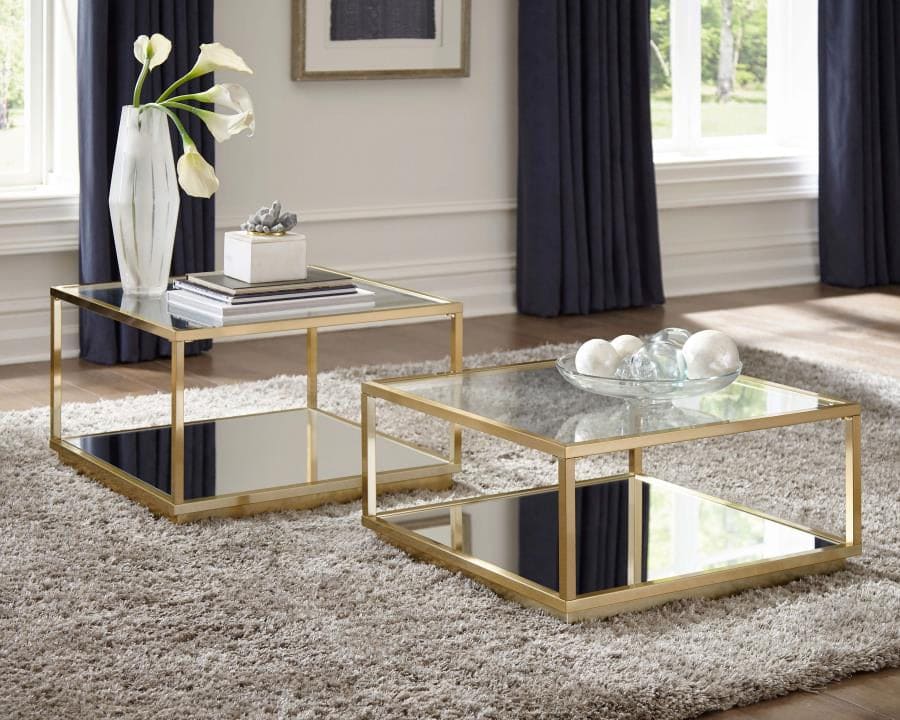 MESA DE CENTRO CONJUNTO DE 2 PIEZAS