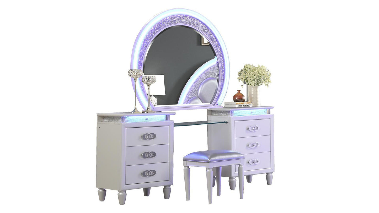 JUEGO DE DORMITORIO CON TOCADOR
