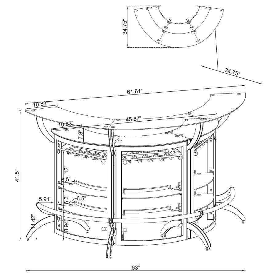 BAR - FIVE STAR FURNITURE LIQUIDATION