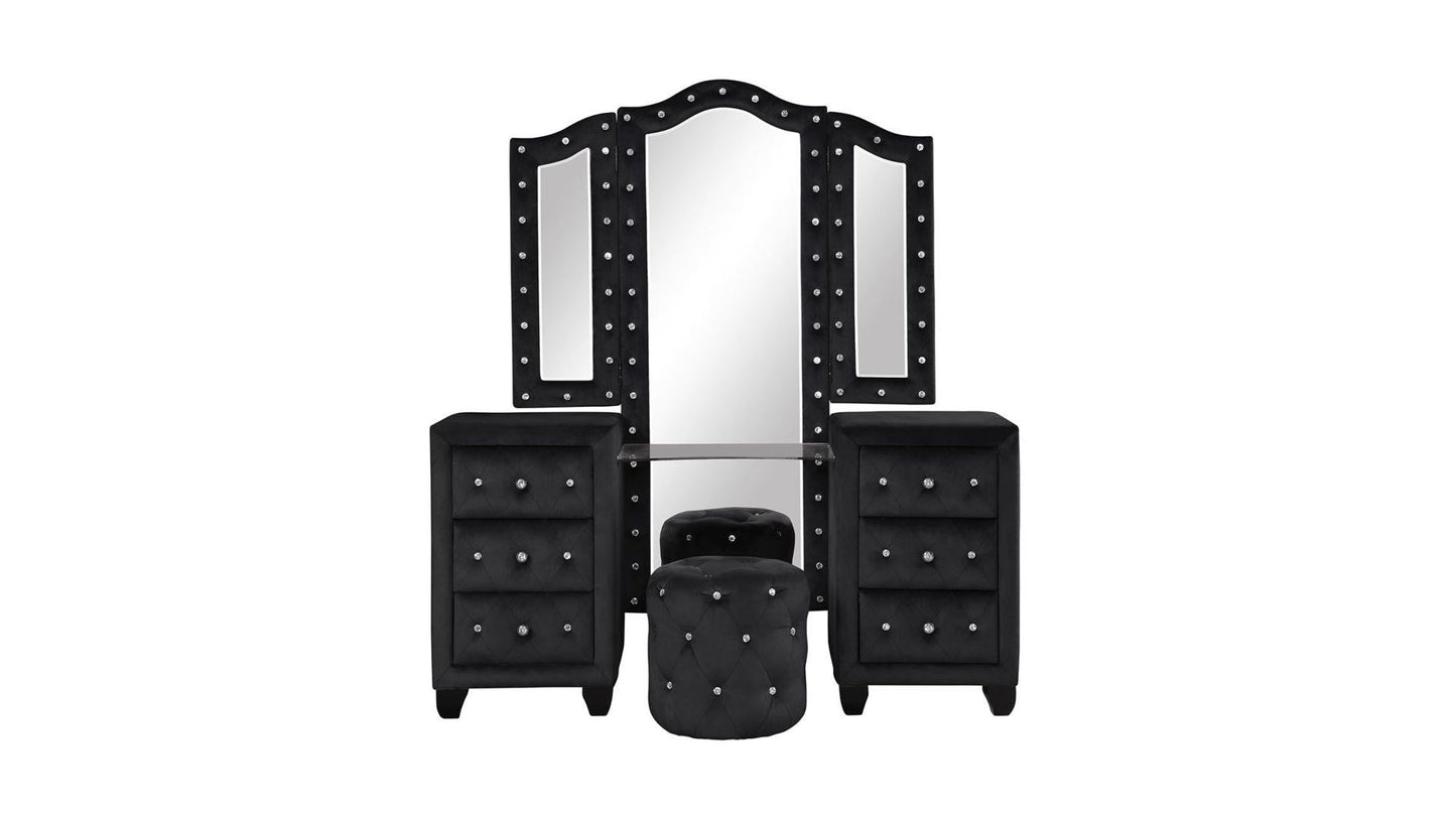 JUEGO DE DORMITORIO CON TOCADOR