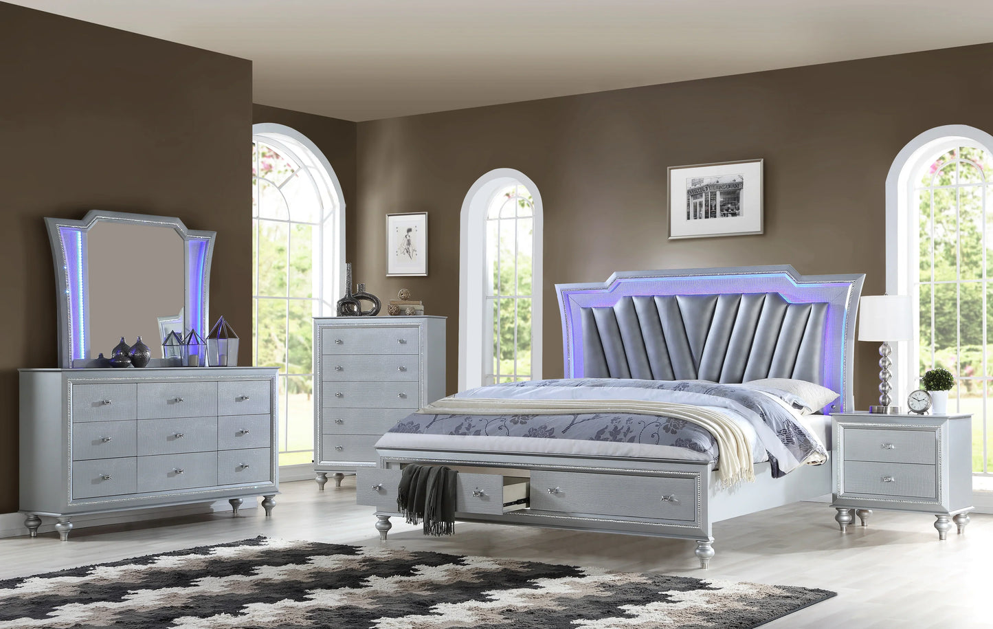 JUEGO DE DORMITORIO TAMAÑO QUEEN